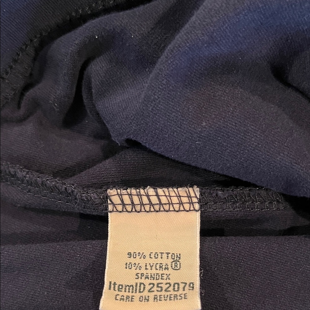 Navy Women's dressy sweats - Picture 3 of 4